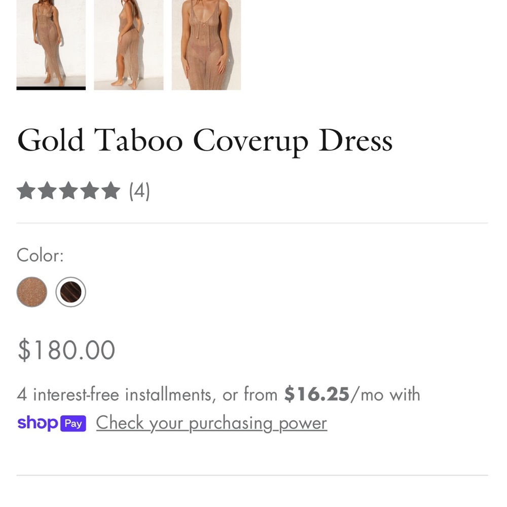 Dolcessa Cover-Up Dress - Picture 6 of 7